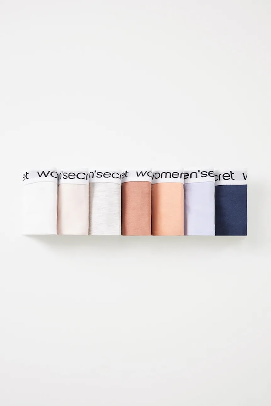 

Хлопковые стринги 7 шт Women'Secret, мультиколор