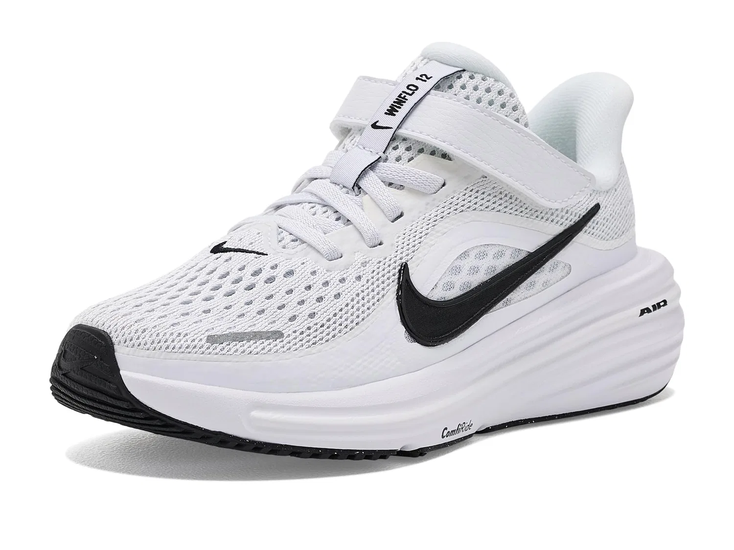 Кроссовки Winflo 12 (для маленьких детей) Nike Kids, White/Black/Pure Platinum