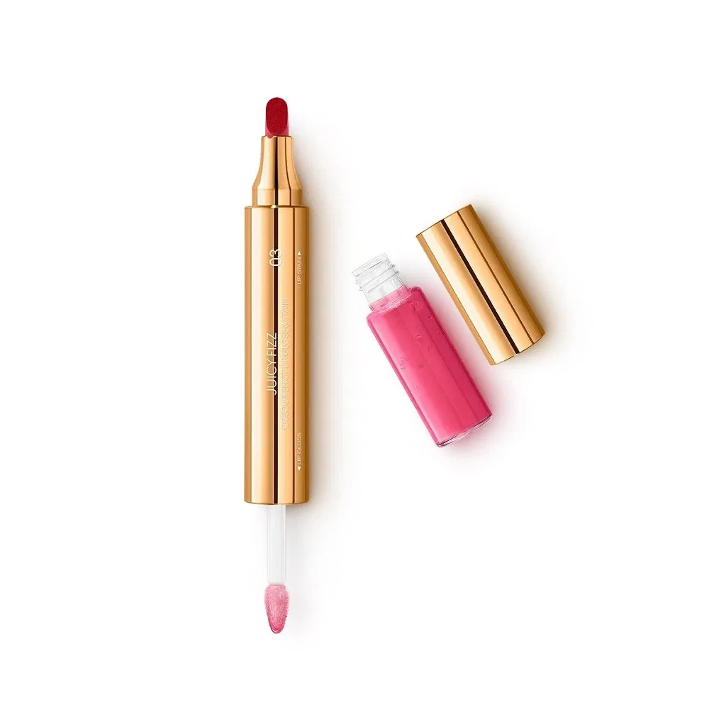 Дуэт для губ: тинт и блеск с оттенком Cheers for Pink, 2,5 мл, KIKO Milano