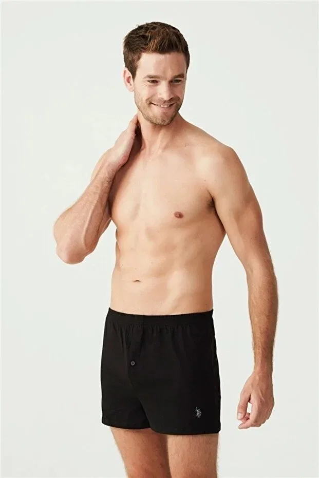 Мужские боксеры хлопковые комплект из 2 штук U.S. Polo Assn., Black