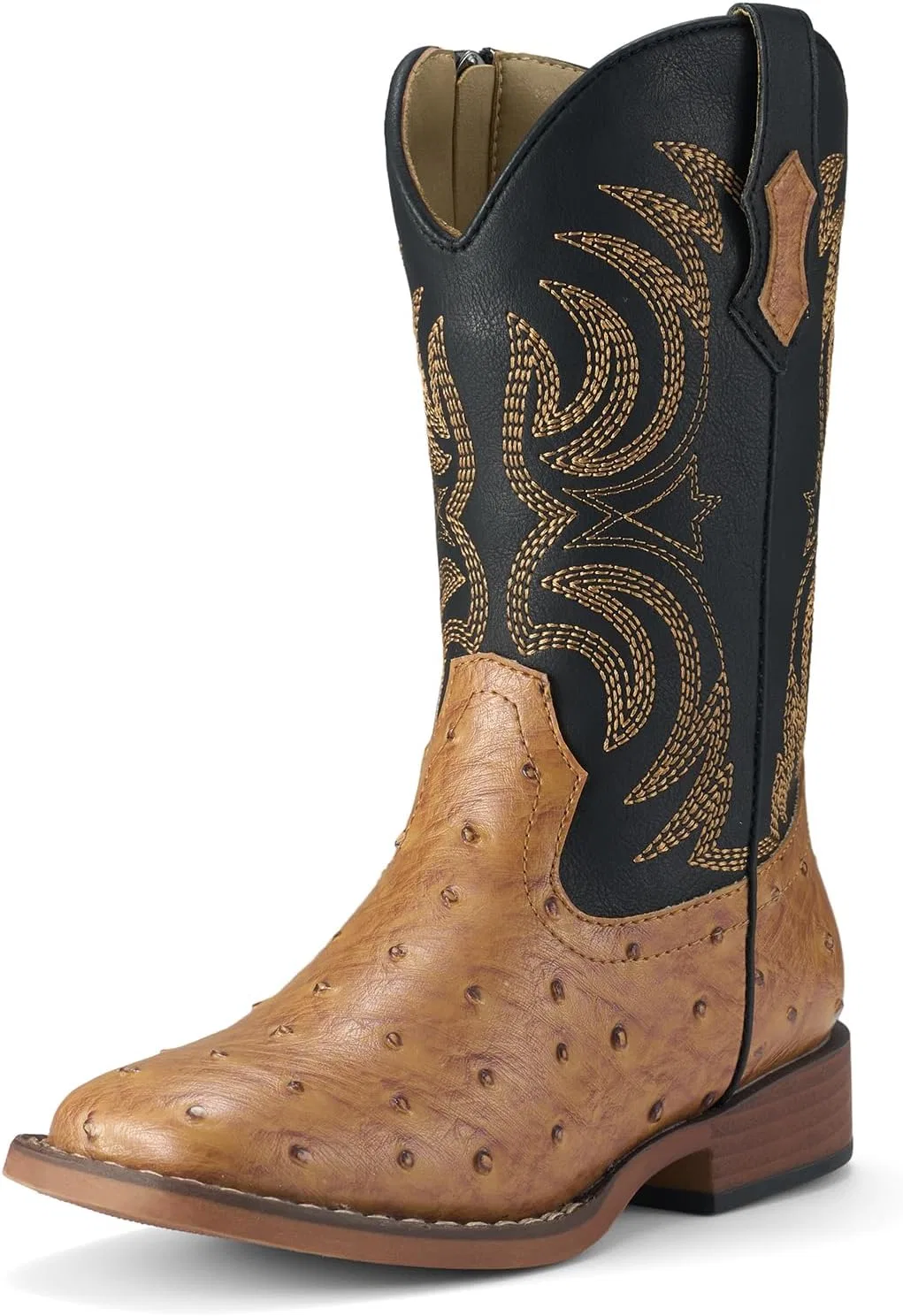 Детские сапоги для мальчиков в стиле вестерн Rollda, Brown/Black