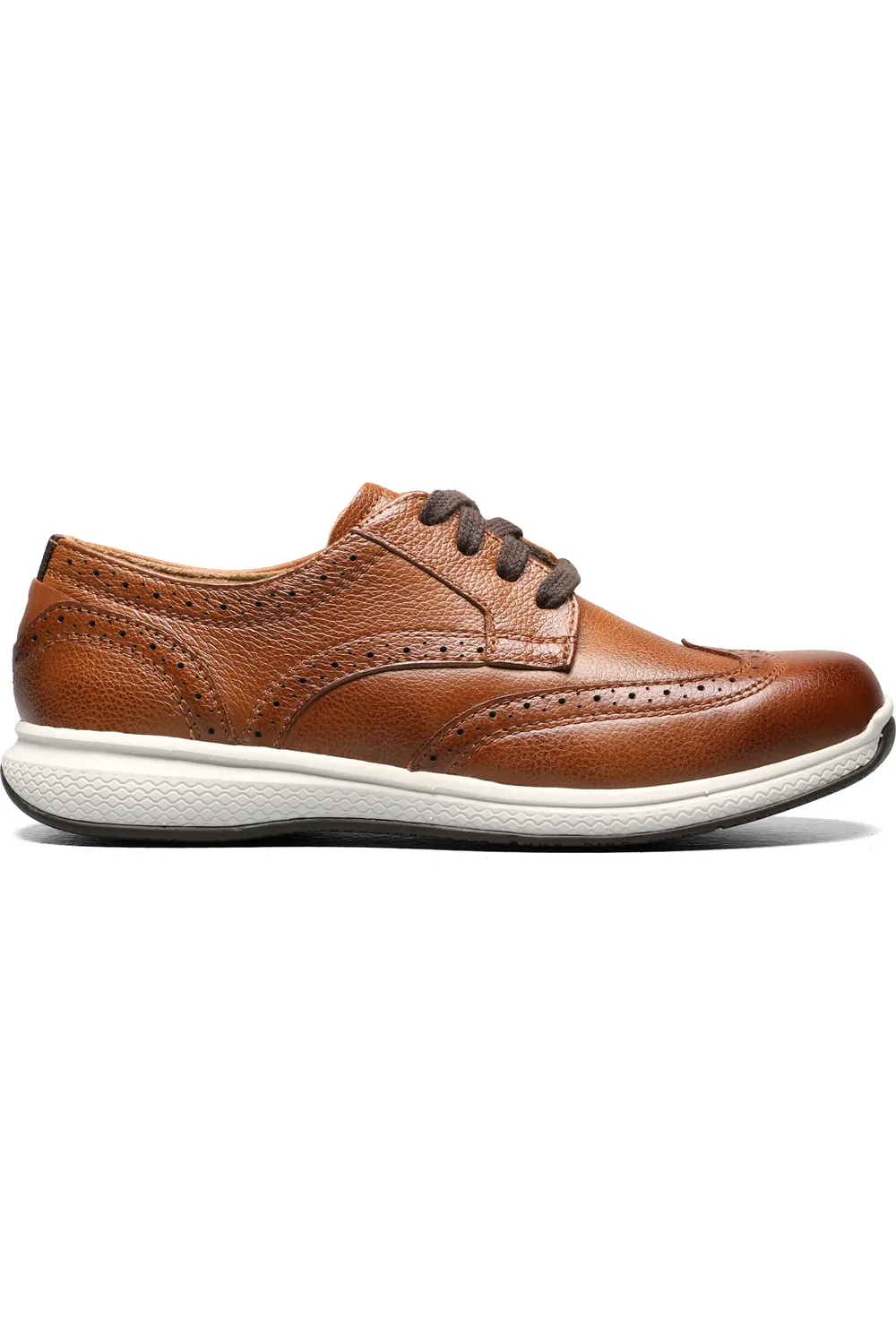 Детские туфли оксфорды с перфорацией Great Lakes Florsheim, Cognac — фото 2