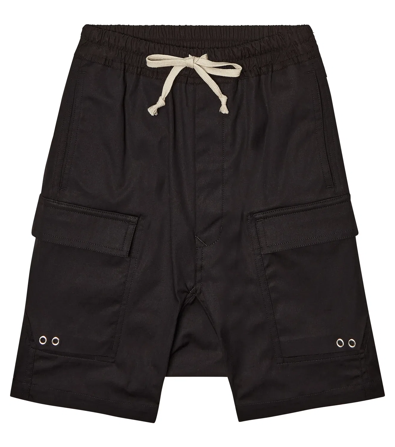 Шорты-карго хлопковые Pods Rick Owens Kids, черный