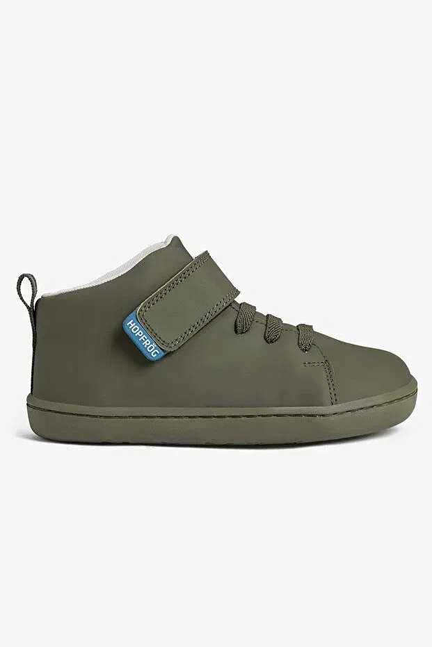 Детские ботинки для девочек с коротким каблуком Smart Walker High Top Hopfrög, Super Matte Khaki