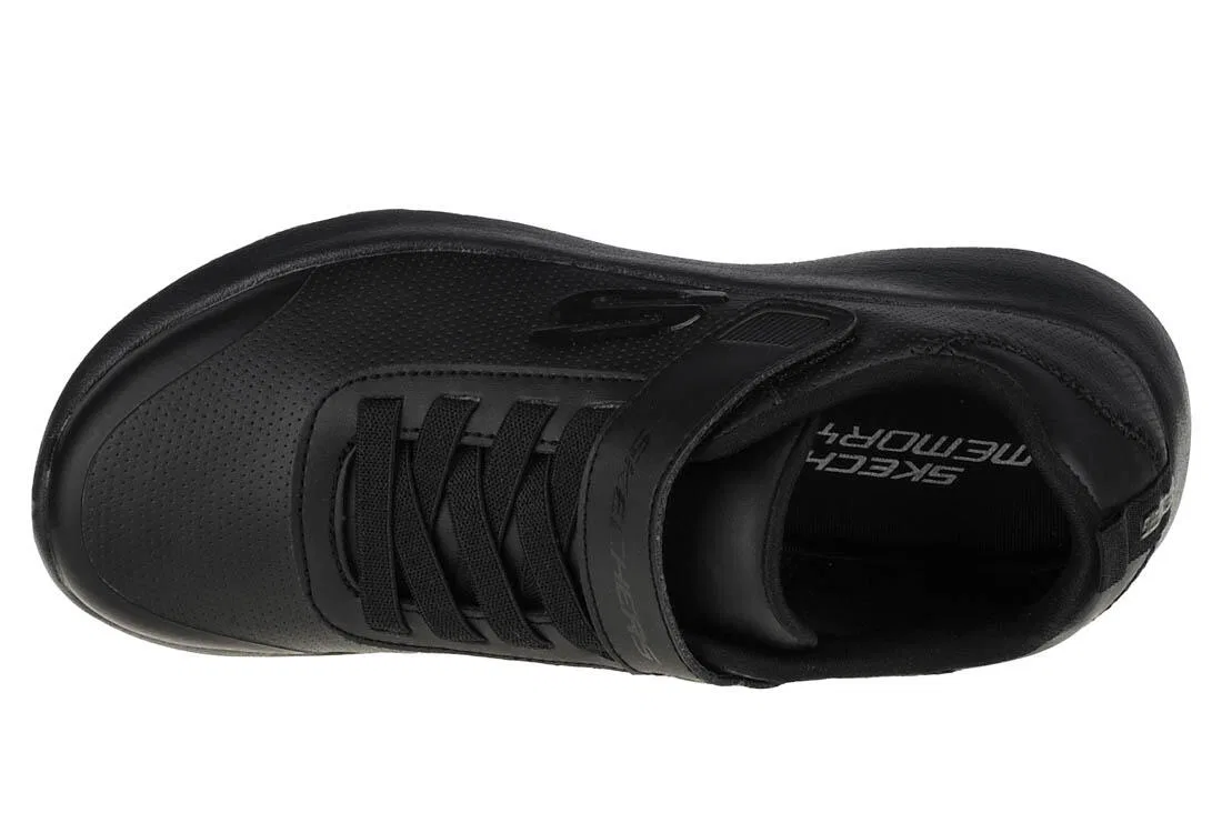 Детские кроссовки для мальчиков с технологией Memory Foam Dynamight-Day School Skechers, Schwarz — фото 3
