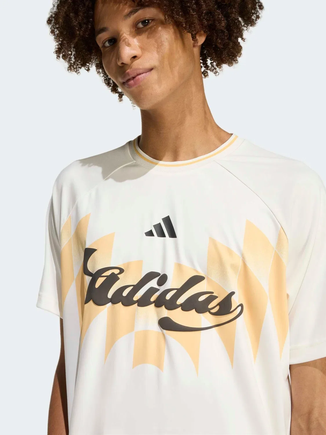 Футболка House Of Tiro x Common Goal Jersey adidas, коричневый — фото 4