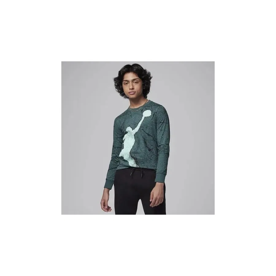 Спортивный свитшот с длинным рукавом Jordan Sweat Nike, Зеленый