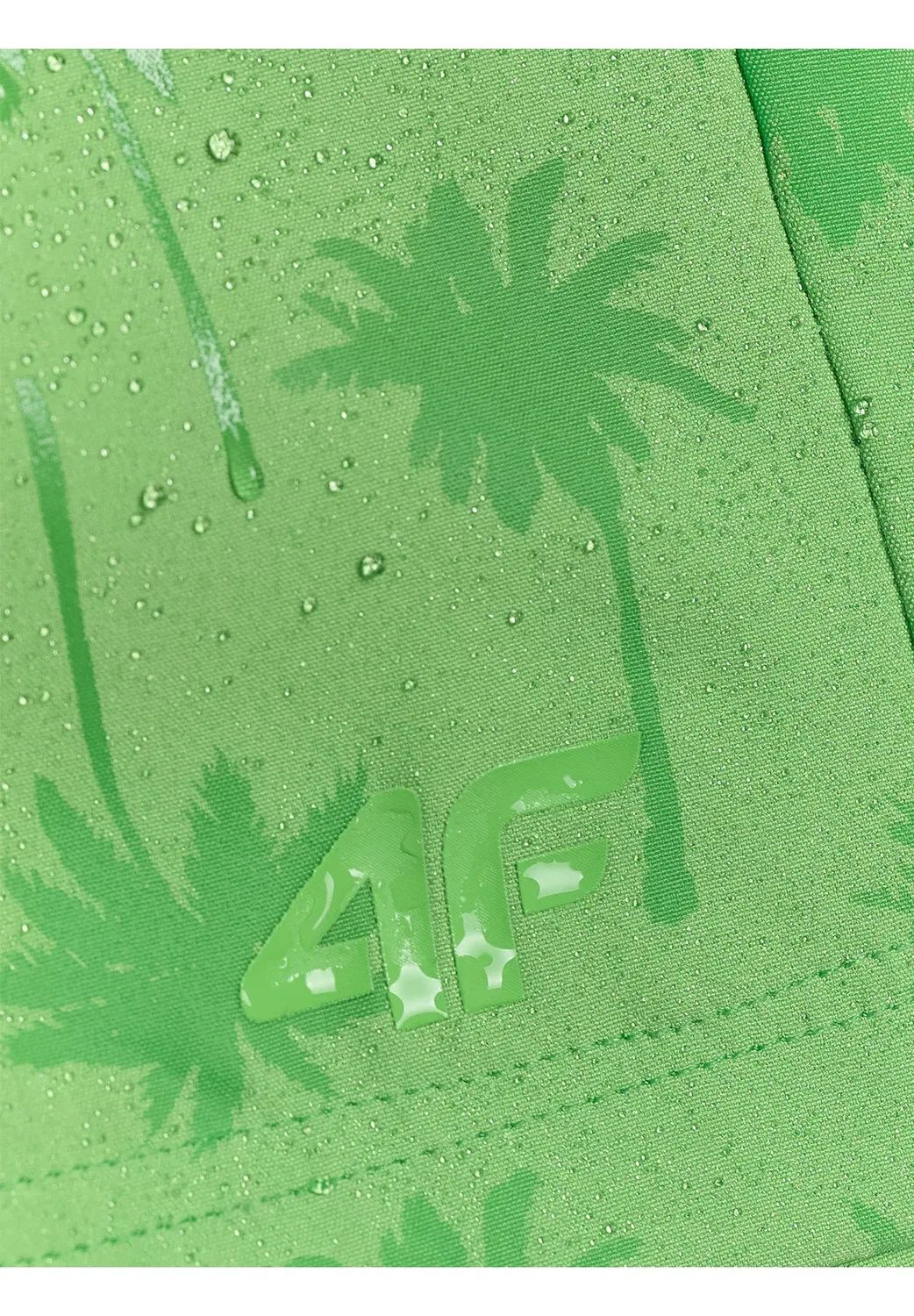 Spodenki plażowe boardshorty chłopięce - шорты 4F, Canary Green Neon — фото 3
