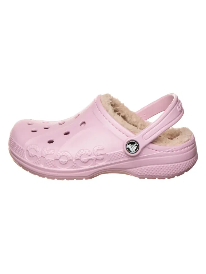 Сабо с подкладкой Baya Lined Crocs, розовый