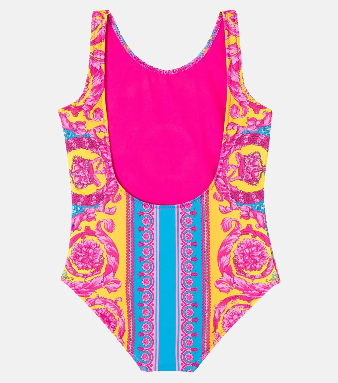Раздельный купальник с принтом Barocco Versace Kids, мультиколор — фото 2