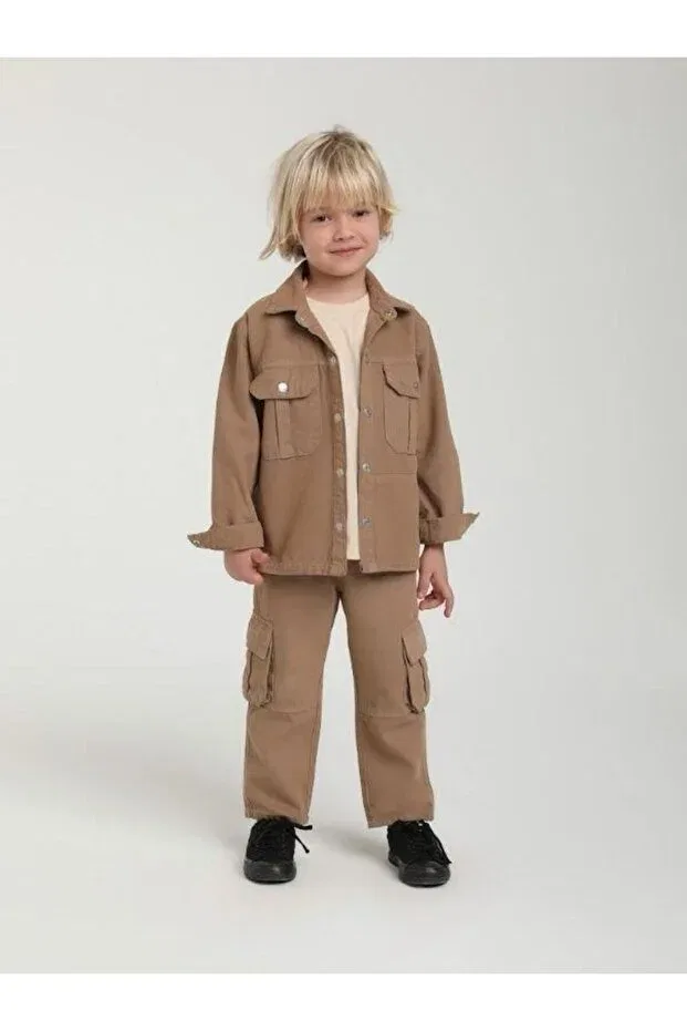 Куртка-Рубашка с карманом для мальчика Zekids — фото 2