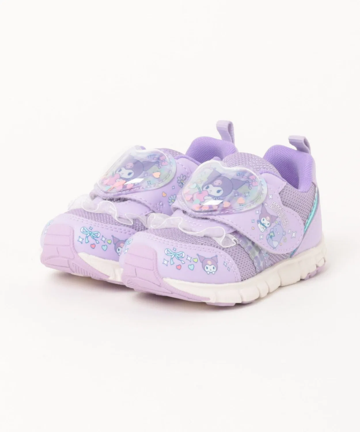 Детские кроссовки на липучке с принтом SA C042 MoonStar, Purple