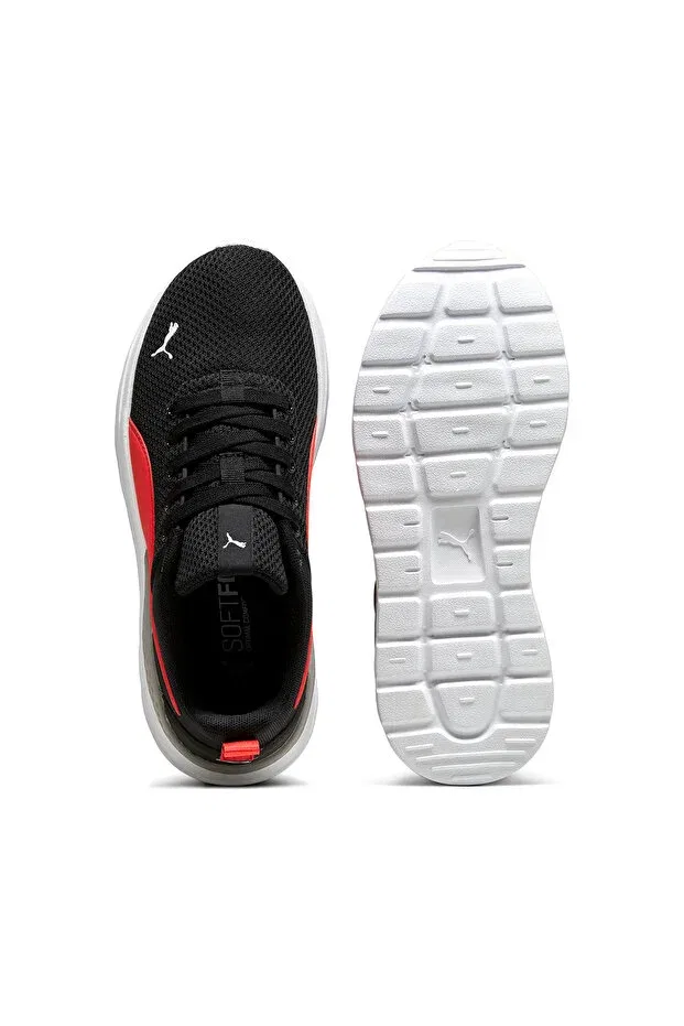 Детские кроссовки для девочек с принтом Anzarun Lite Jr Puma, Black — фото 2