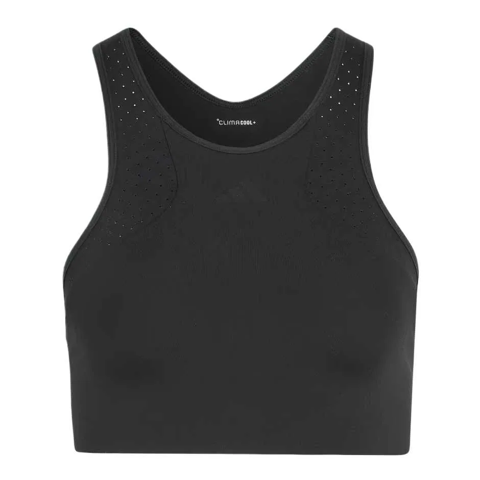 Женский спортивный топ с круглым вырезом, Adidas, Black