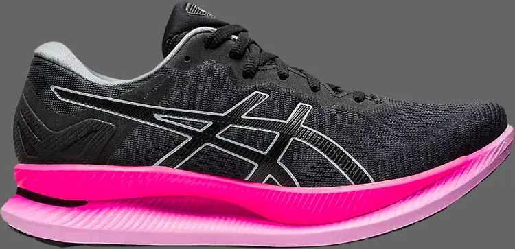 

Кроссовки wmns glideride 'graphite grey pink' Asics, серый