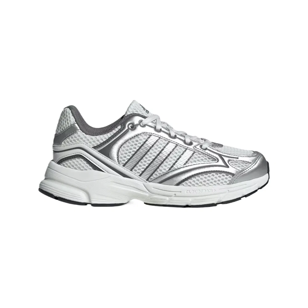 Детские кроссовки для тренировок Adidas, Crystal White Metallic Silver Four Gray — фото 3