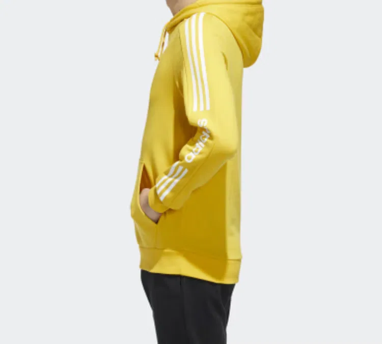 Худи с боковыми полосками Neo Adidas, желтый — фото 4
