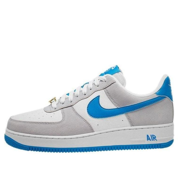 

Кроссовки air force 1 '07 lv8 emb 'grey fog light photo blue' Nike, белый