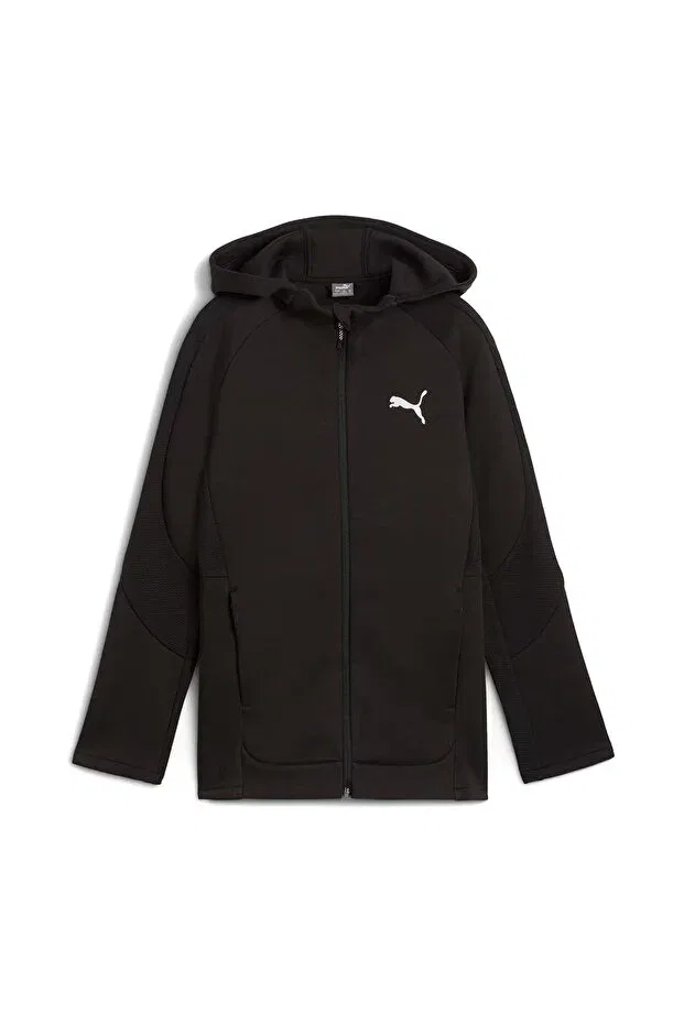 Детское худи с принтом для девочек Puma, Black