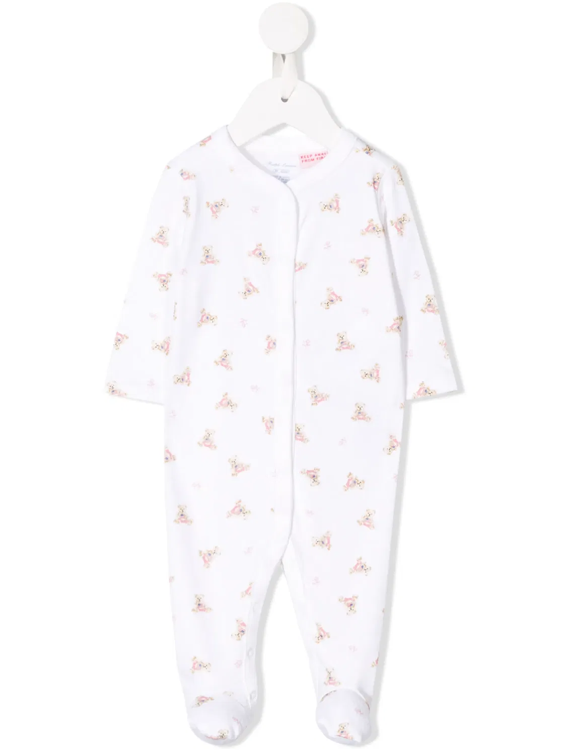 Боди с принтом медведя Polo Ralph Lauren, белый