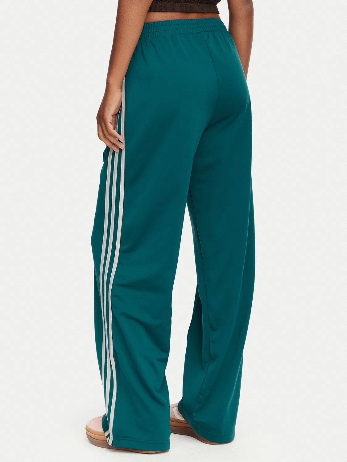 Женские спортивные брюки свободного кроя Firebird Loose Tracksuit Adidas, бирюзовый — фото 3