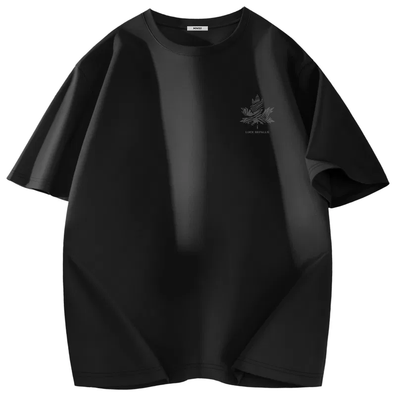 Футболка детская безрукавка с принтом MINISO, Black (UPF50+ Sun Protection)
