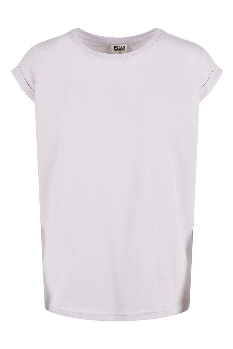 

Футболка из органического хлопка с овальным вырезом Urban Classics, фиолетовый