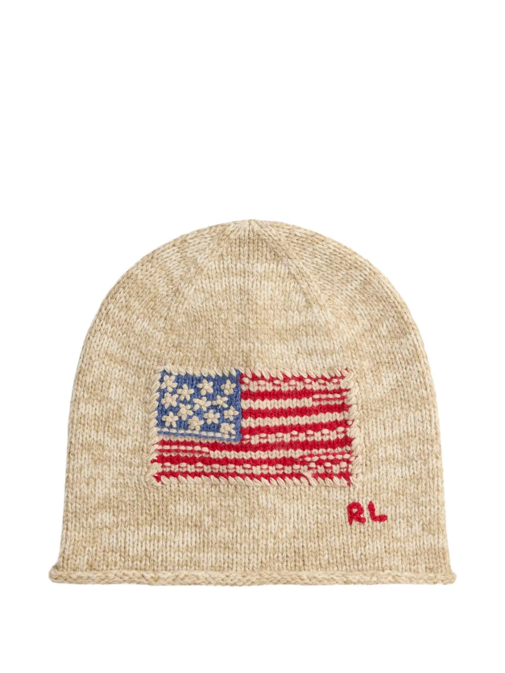 

Вязаная шапка-бини POLO RALPH LAUREN, коричневый