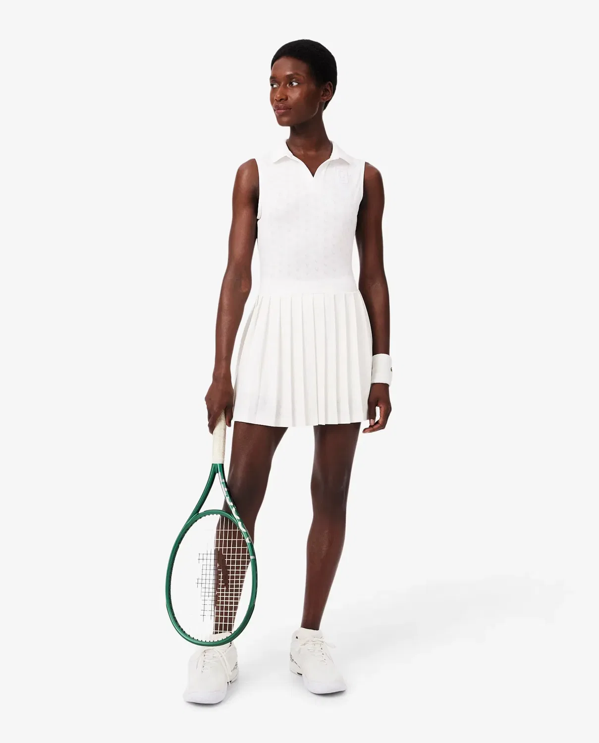 Платье Lacoste Heritage Ultra-Dry Blanco — фото 4