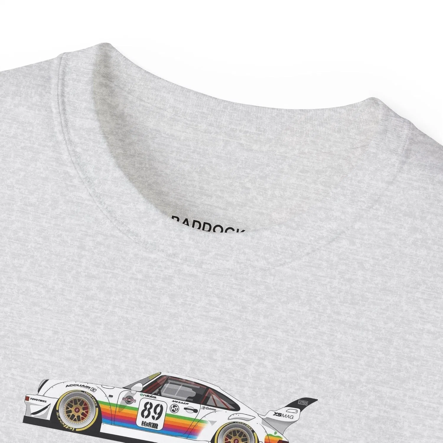 Мужская футболка с принтом RWB 911 930 964 Anime Car, пепельный — фото 3