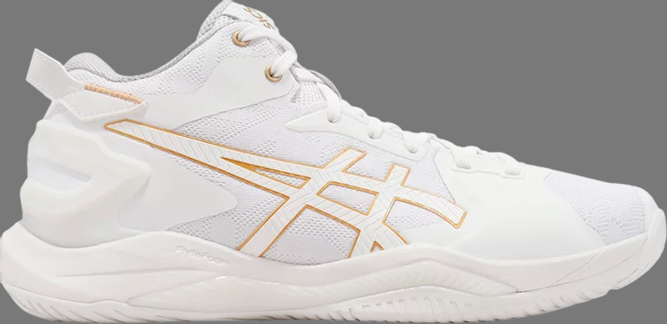 Кроссовки gel burst 26 4e wide 'white gold' Asics, белый - фото