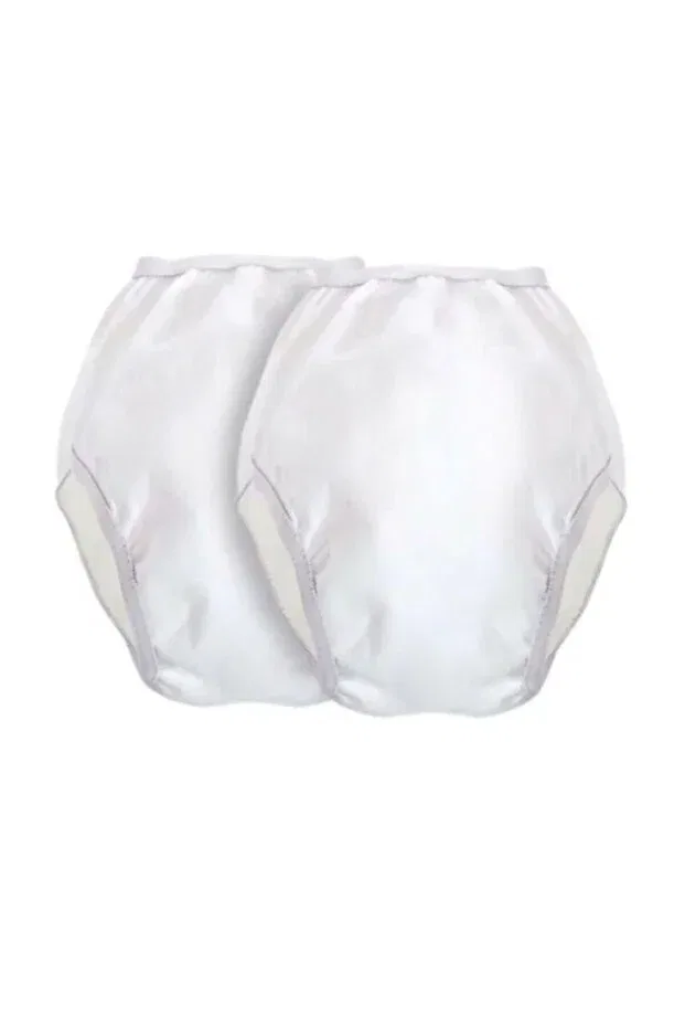 Детские тренировочные трусы для мальчиков хлопковые 2-pack Sevi Bebe, White