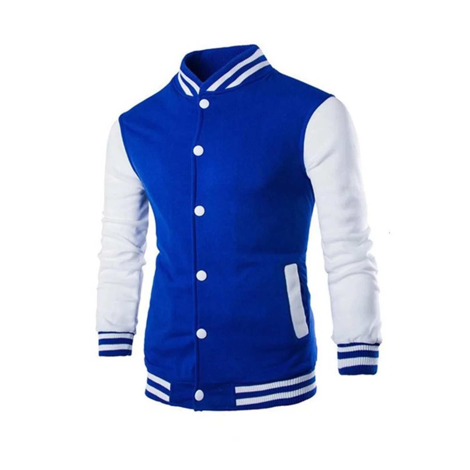 Женская куртка-бомбер с принтом American Style Baseball College Jacket, blue — фото 4