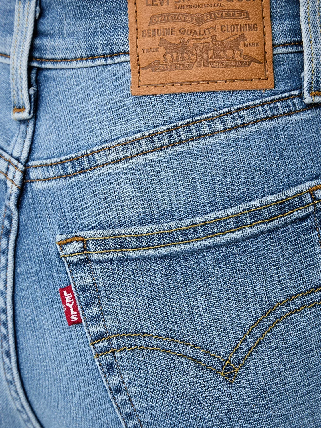 Джинсы 722 прямого кроя Levi's, синий — фото 2