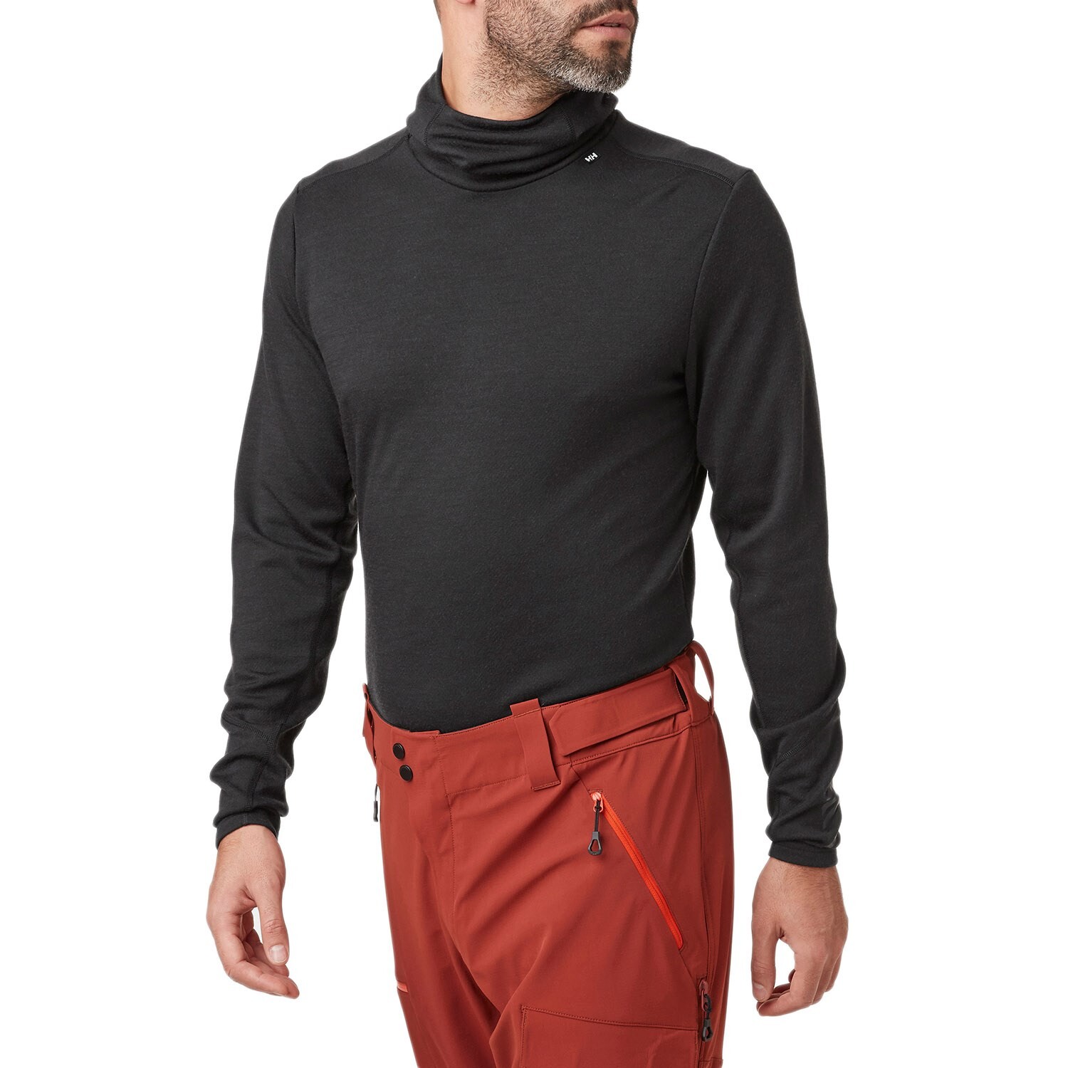 

Толстовка с капюшоном средней плотности Helly Hansen Lifa Merino, черный