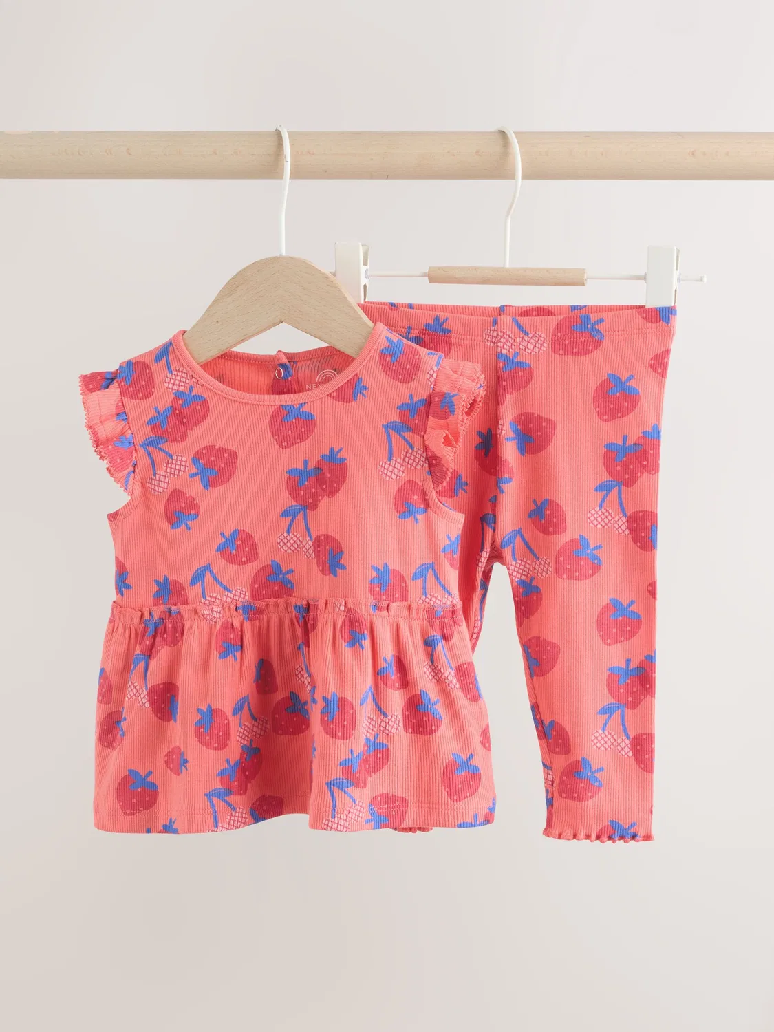 Комплект боди и леггинсы, Red Strawberry Next, Красный