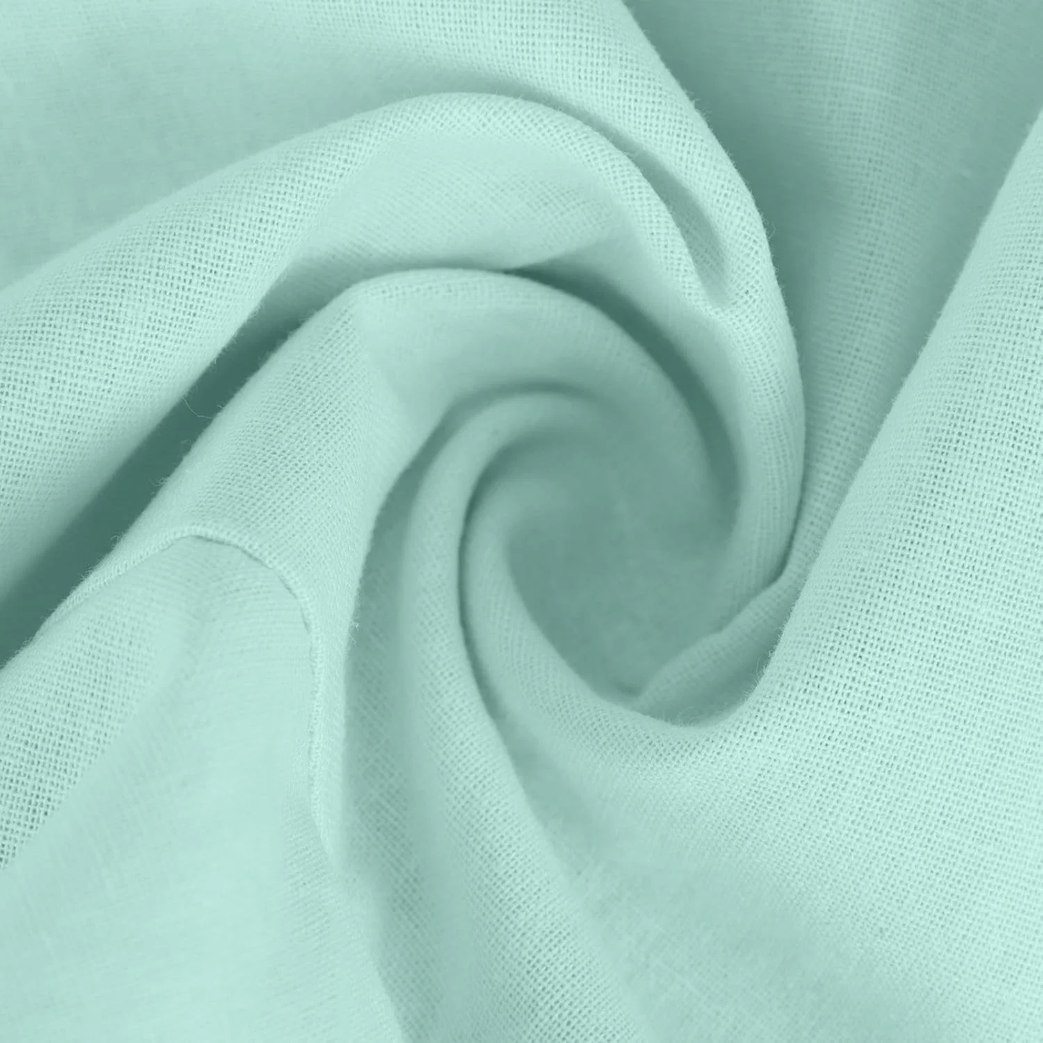 Женское платье-рубашка с воротником и рюшами, Mint Green — фото 3