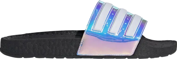 

Сандалии Adidas Adilette Boost Slides 'Iridescent', черный