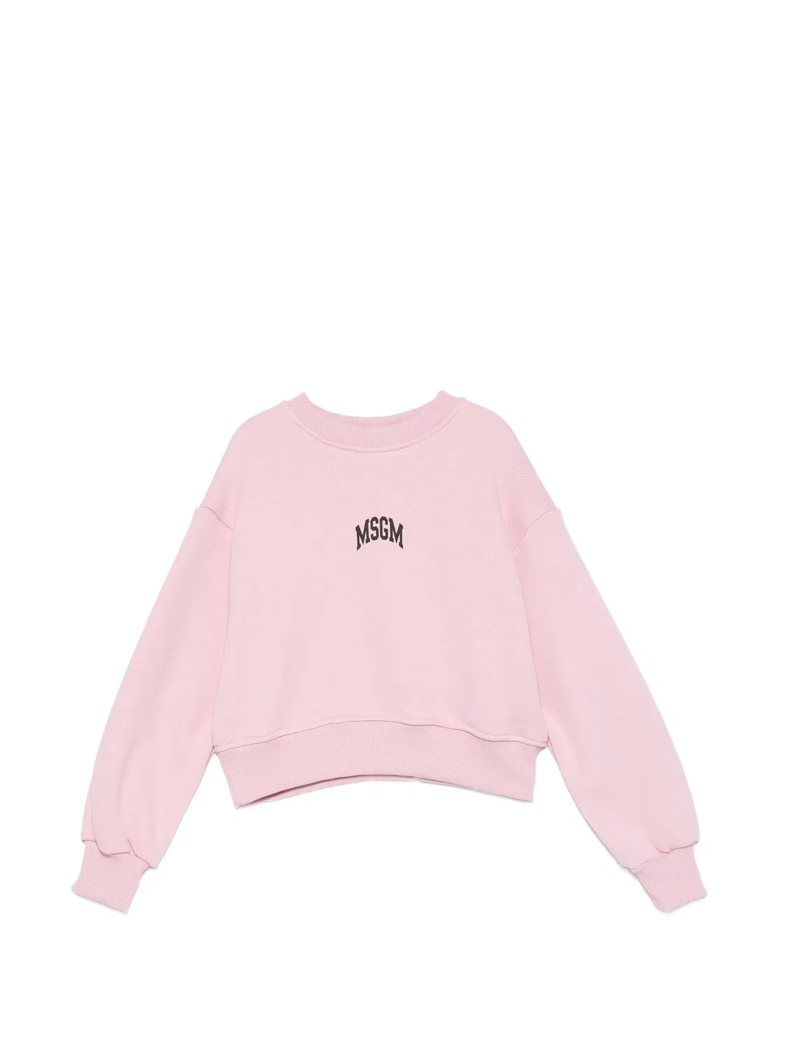 Толстовка с логотипом Msgm Kids, розовый