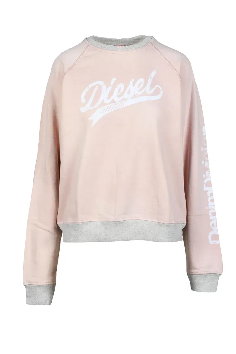 Женская толстовка - розово-серая Diesel, Neutrals