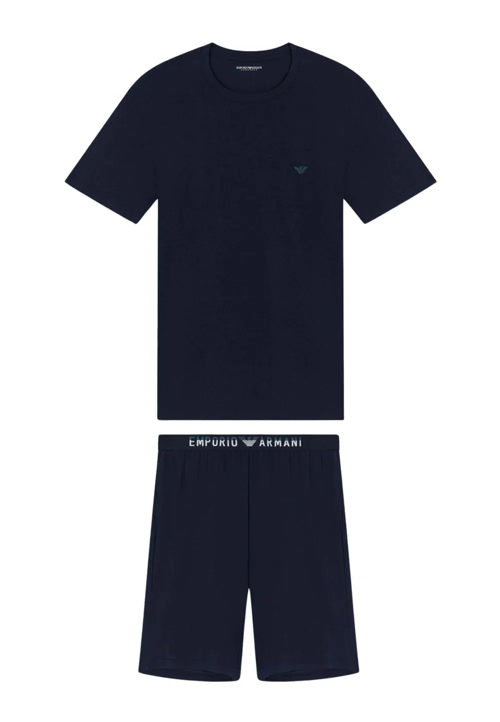 Пижамный комплект Pigiama uomo set - пижамный комплект Emporio Armani, Blu — фото 3