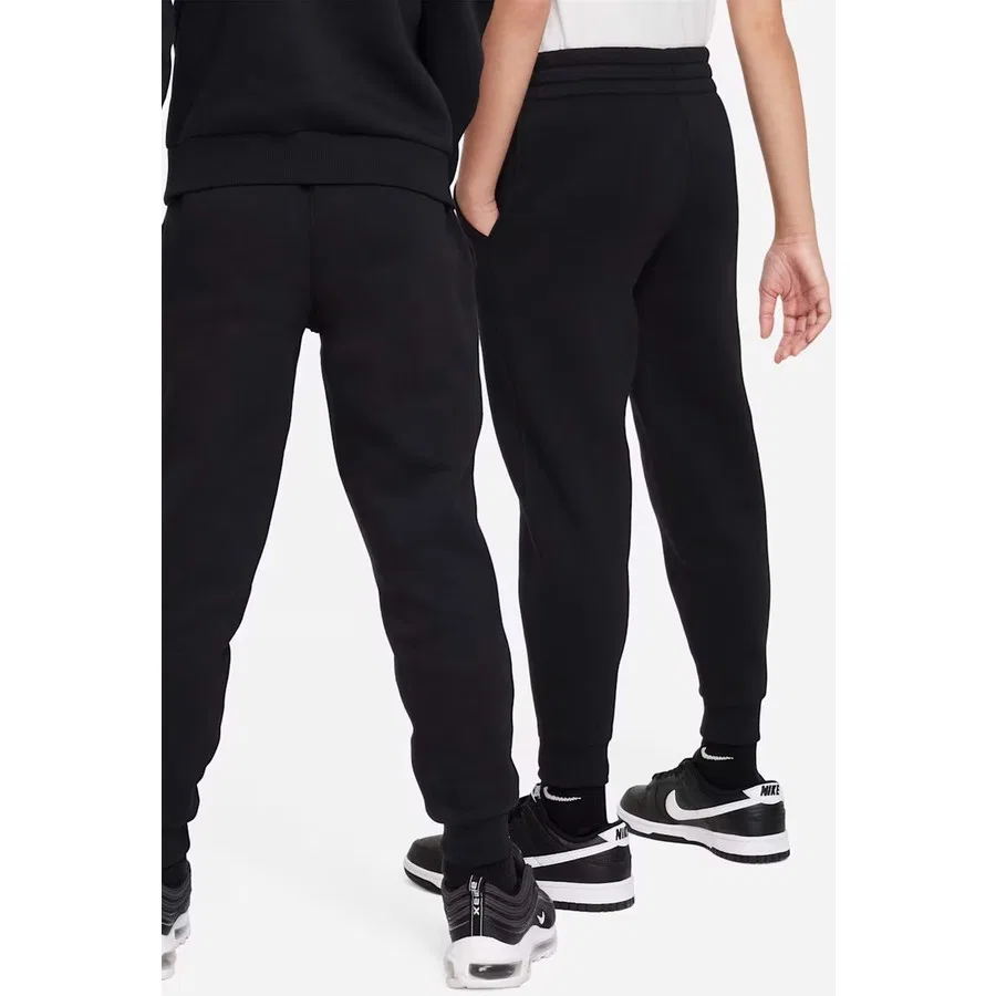 Спортивные джоггеры из флиса с зауженным кроем Nike Sportswear Club Fleece, Черно-белый