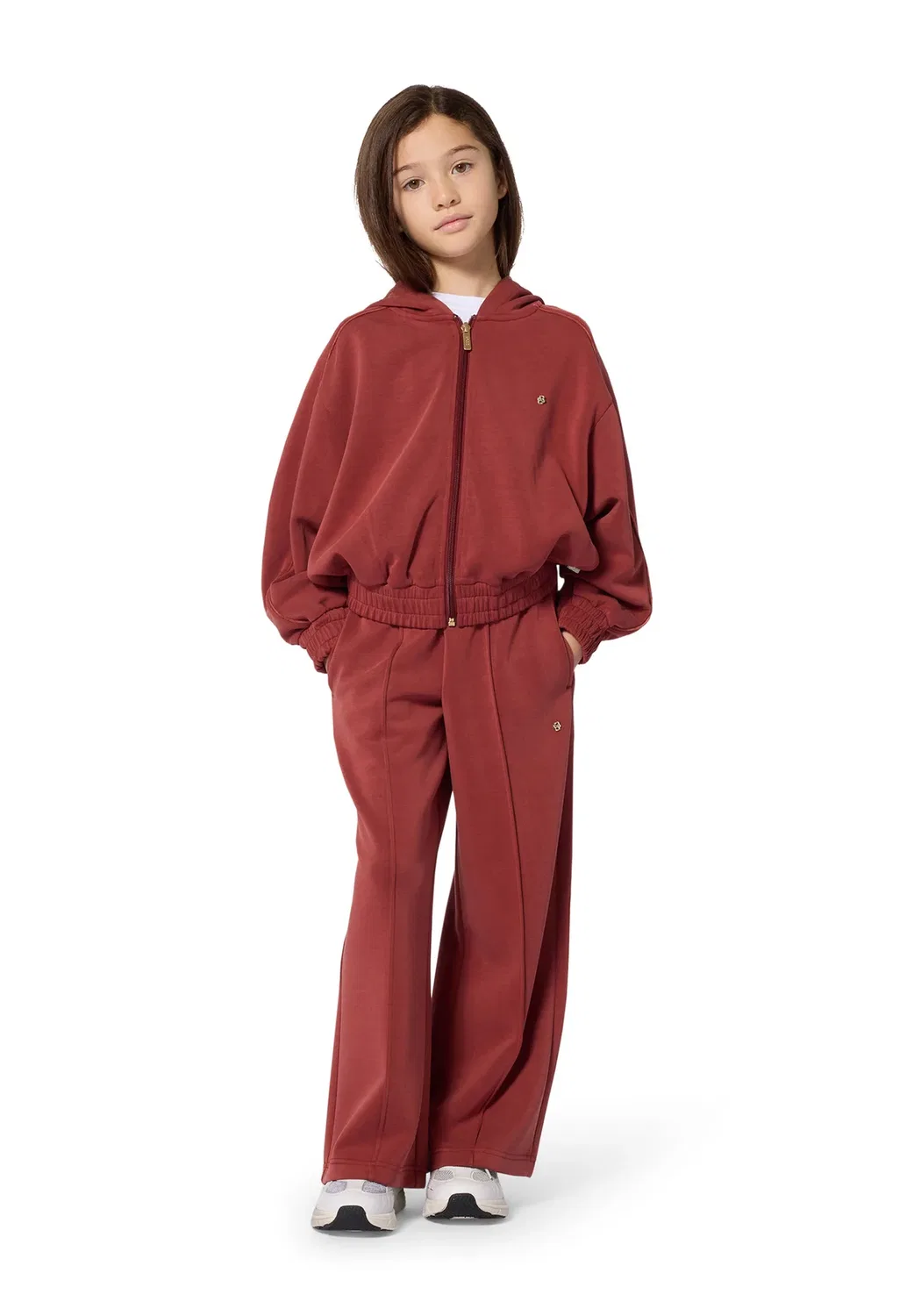 Детский/Подростковый кардиган с капюшоном Boss Kidswear, Crimson