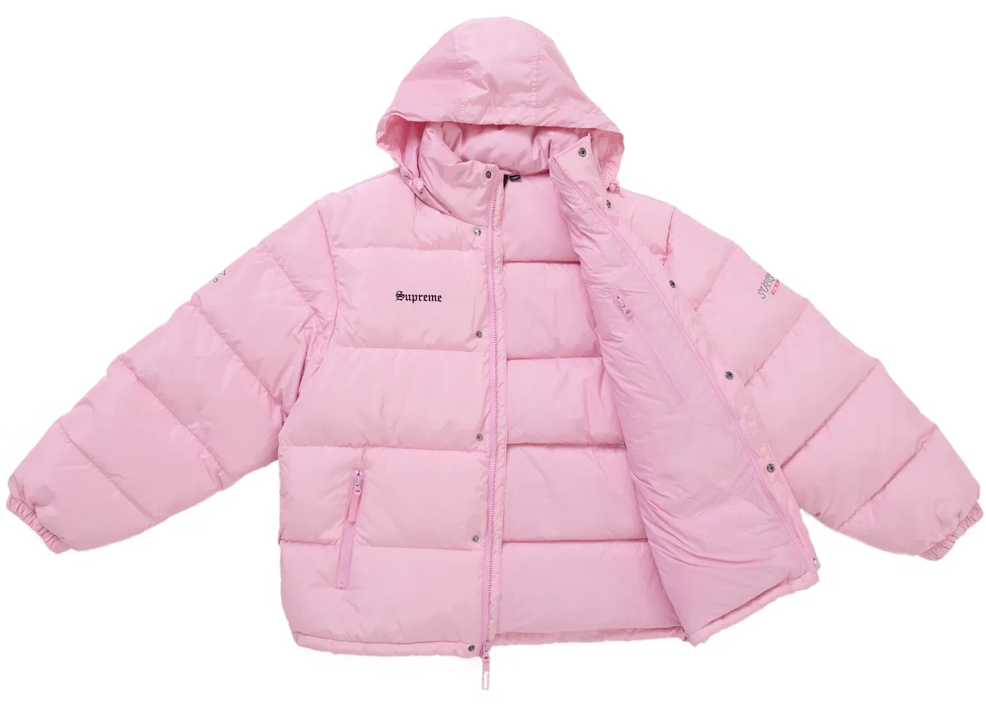 Мужская пуховая куртка с принтом Umbro Supreme, Pink — фото 2