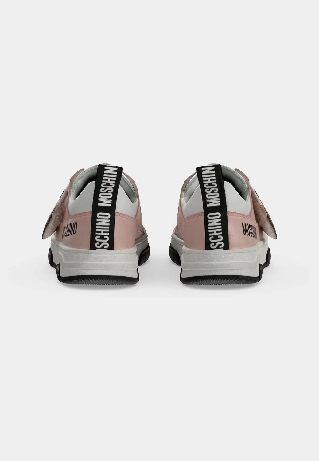 Унисекс - кроссовки Moschino, Pink/White/Black — фото 4