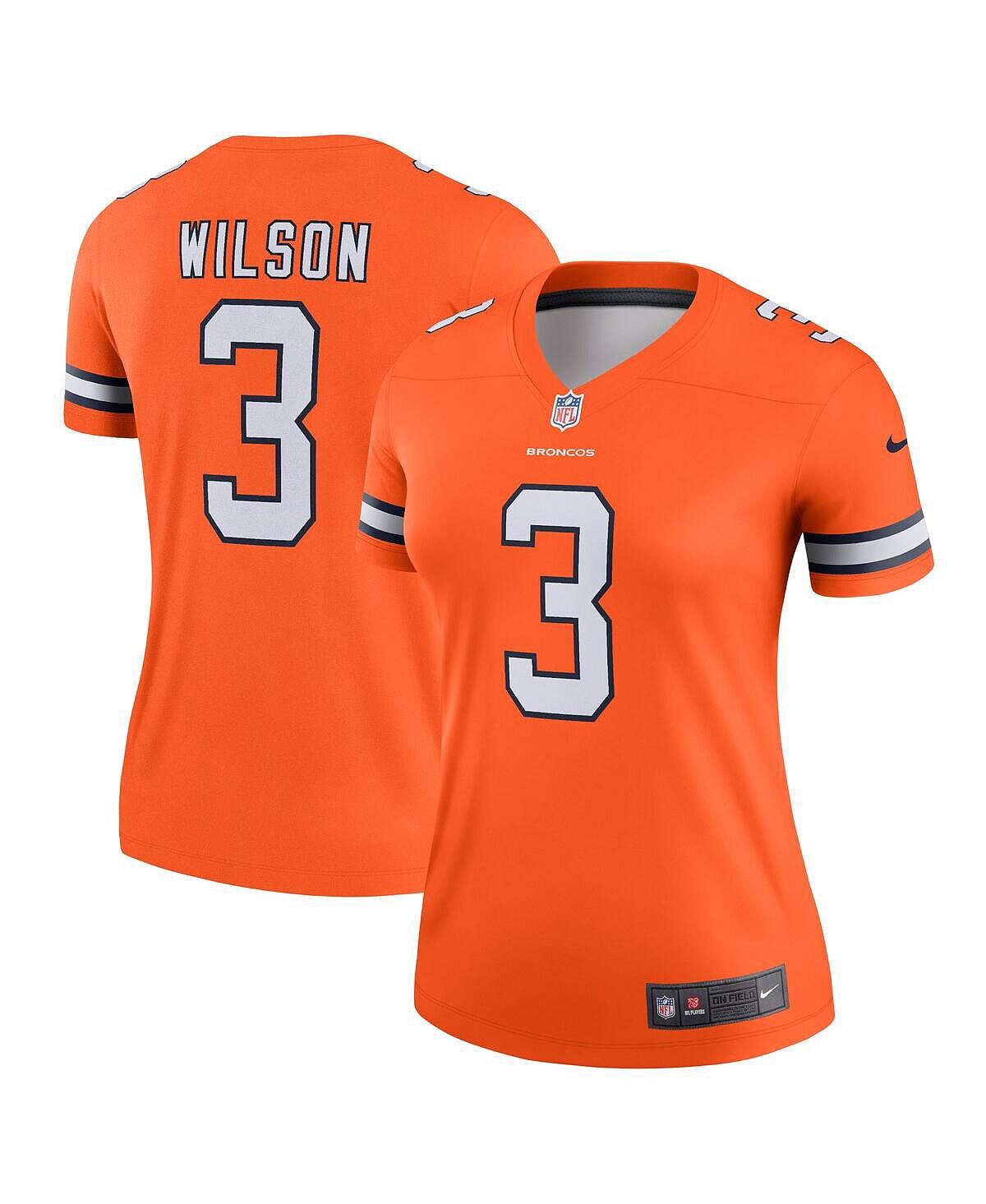 

Женская футболка russell wilson orange denver broncos team alternate legend Nike, Оранжевый, Женская футболка russell wilson orange denver broncos team alternate legend Nike