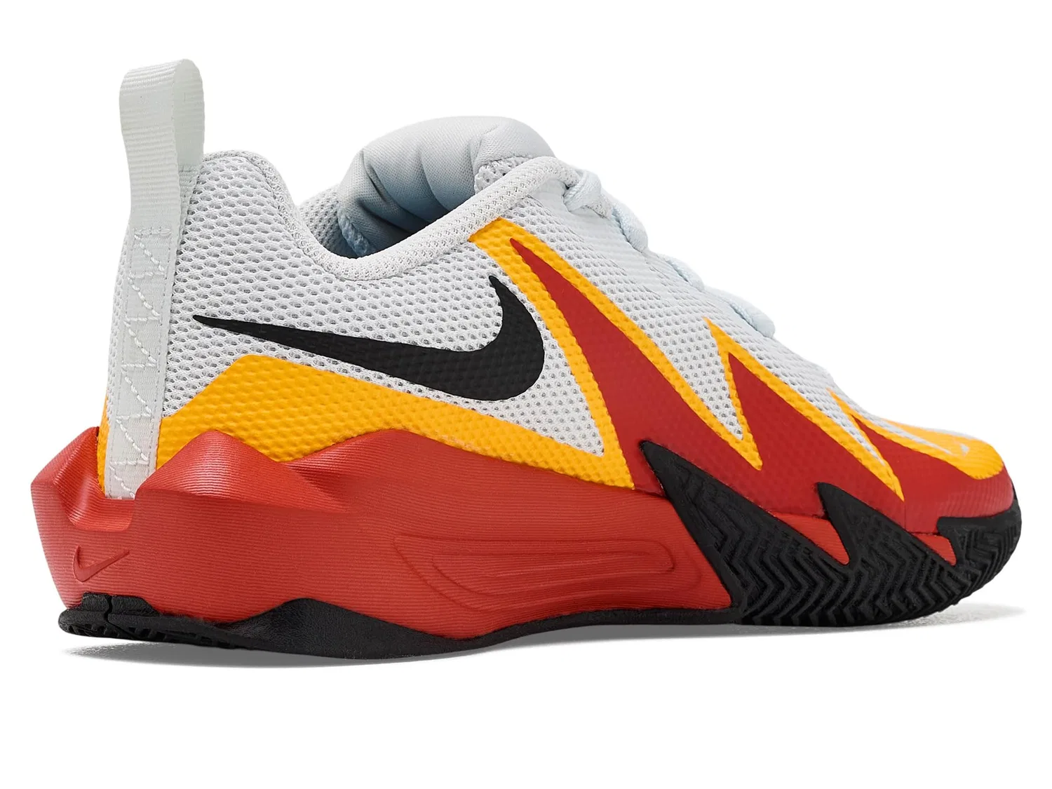 Кроссовки S.T. Dynamite (для больших детей) Nike Kids, Off White/Black/Picante Red/Current Blue/Laser Orange/Barely Vol — фото 4