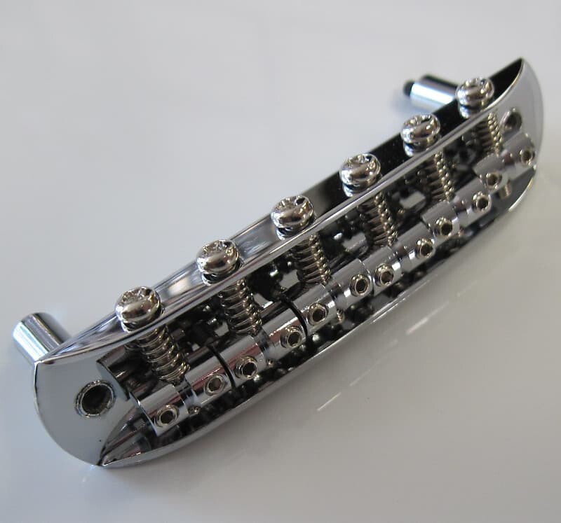 

Бридж Fender Mustang с регулируемыми по высоте седлами 0081239049 Mustang Jaguar Jazzmaster Bridge Adjustable saddles 008-1239-049 0081239000