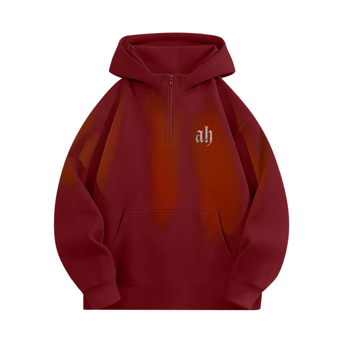 Детский худи с капюшоном на молнии Tonlion, Цвет (Lined with Fleece)Wine Red (tn Mottled Century Chest Badge)