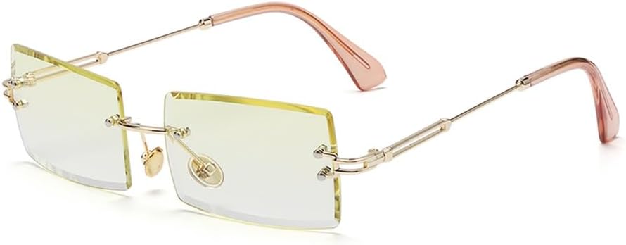 

Солнцезащитные очки UV400 для мужчин и женщин | Безободковая металлическая оправа с градиентным рисунком | Для вождения и занятий спортом на открытом воздухе generic, C08